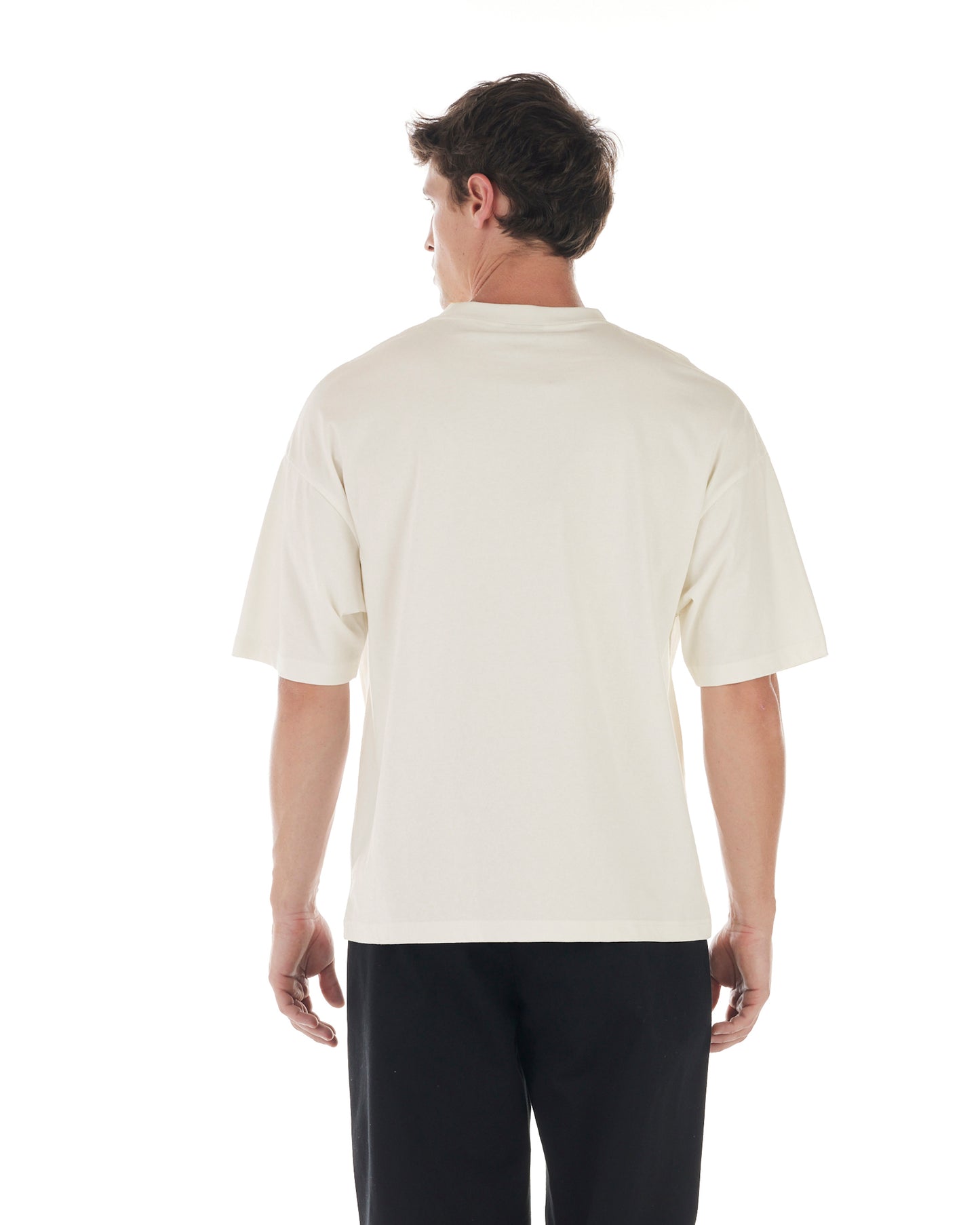 EMERSON T-SHIRT NATURAL - FRONT OF.