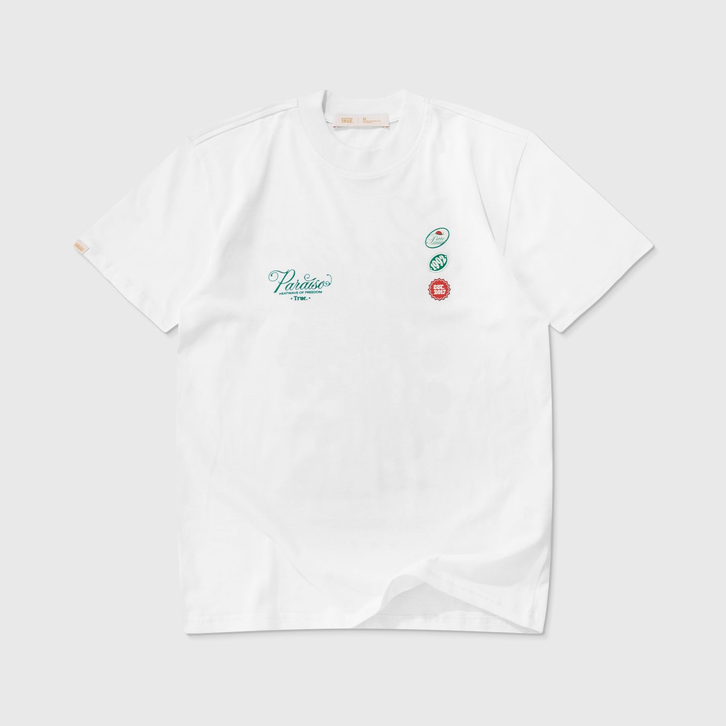 PARAISO REGULAR T-SHIRT WHITE - FRONT OF