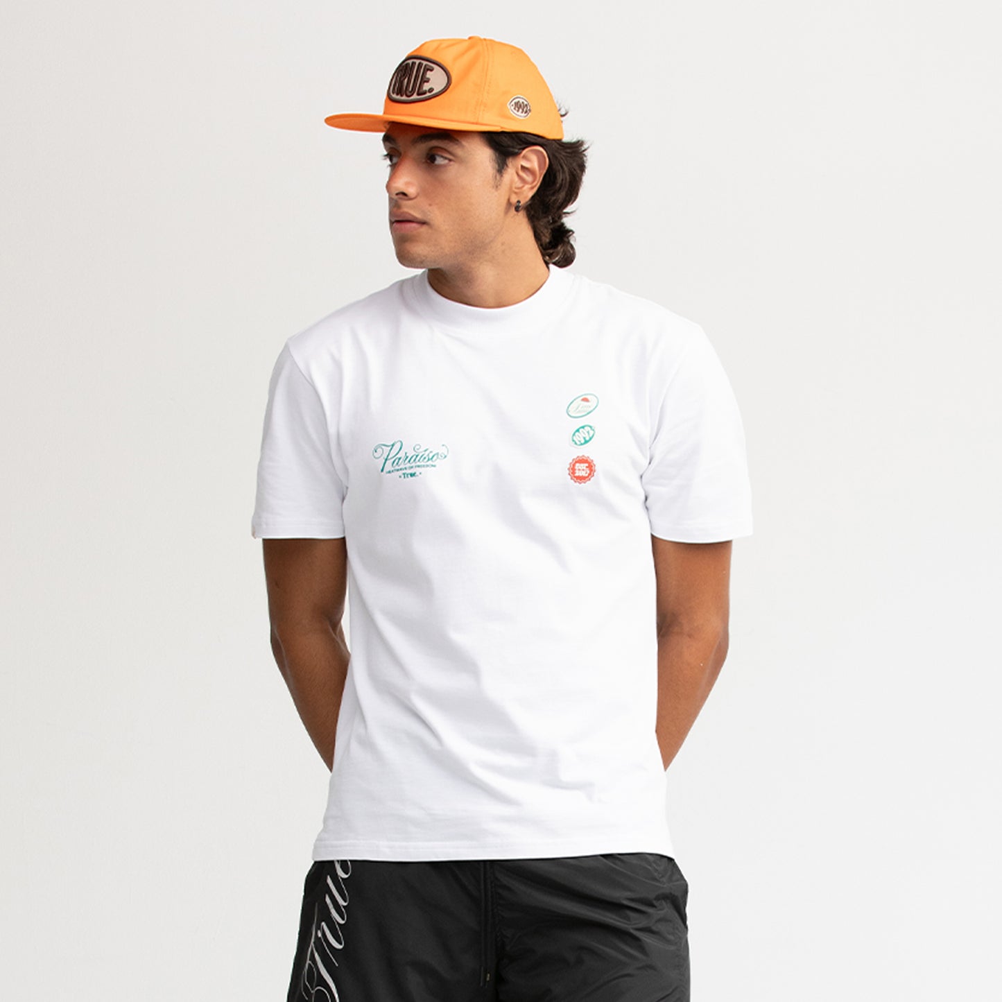 PARAISO REGULAR T-SHIRT WHITE - FRONT OF