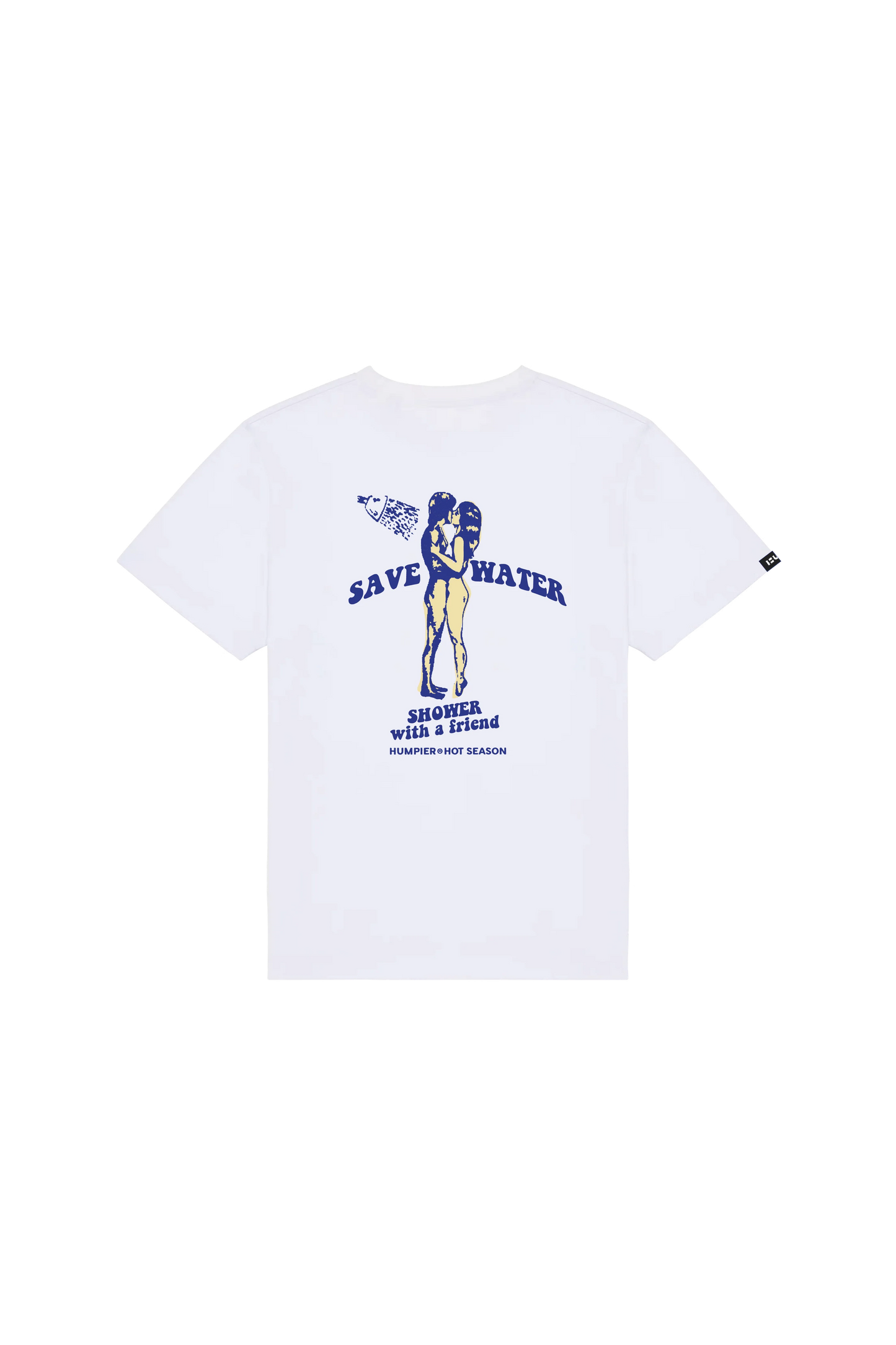 SAVE WATER T-SHIRT WHITE - FRONT OF