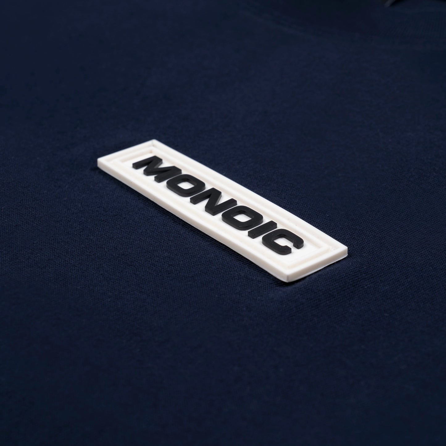 BASIC OVERSIZED T-SHIRT NAVY BLUE - FRONT OF