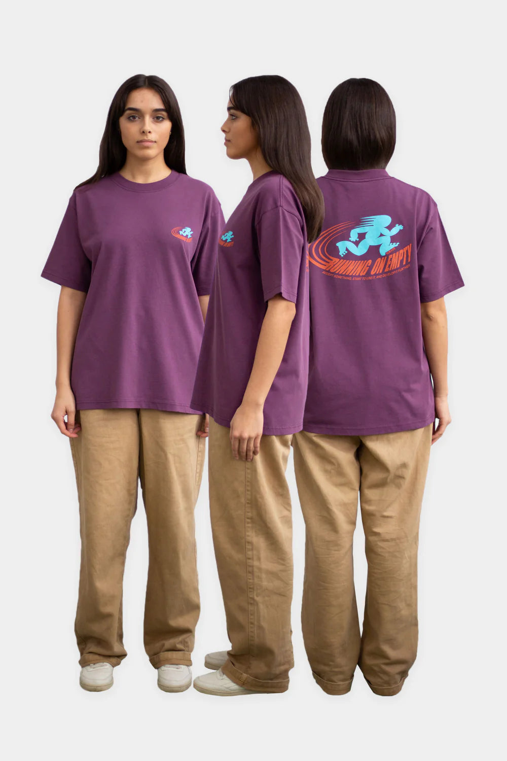 T-SHIRT RUNNING BURGUNDY