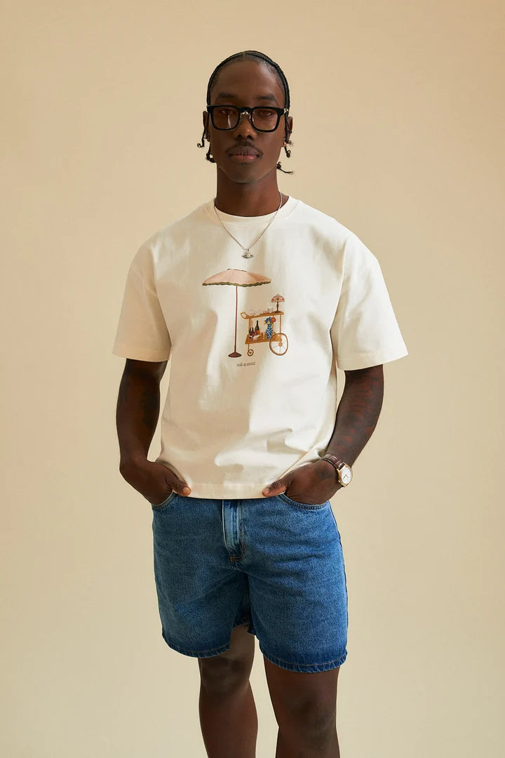 CAMISETA BOXY CARRITO EL MENAJE - FRONT OF