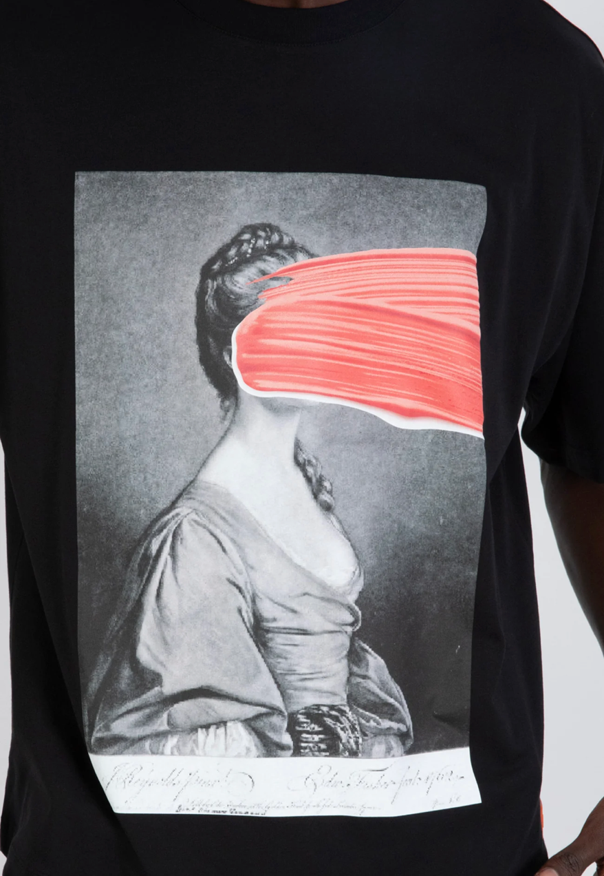 T-SHIRT BLURRED VISION BLACK