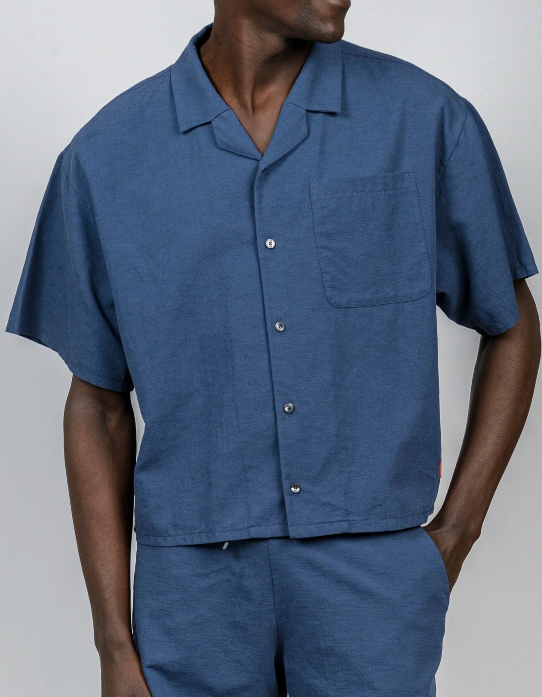 CAMISA FLOW BOXY INDIGO
