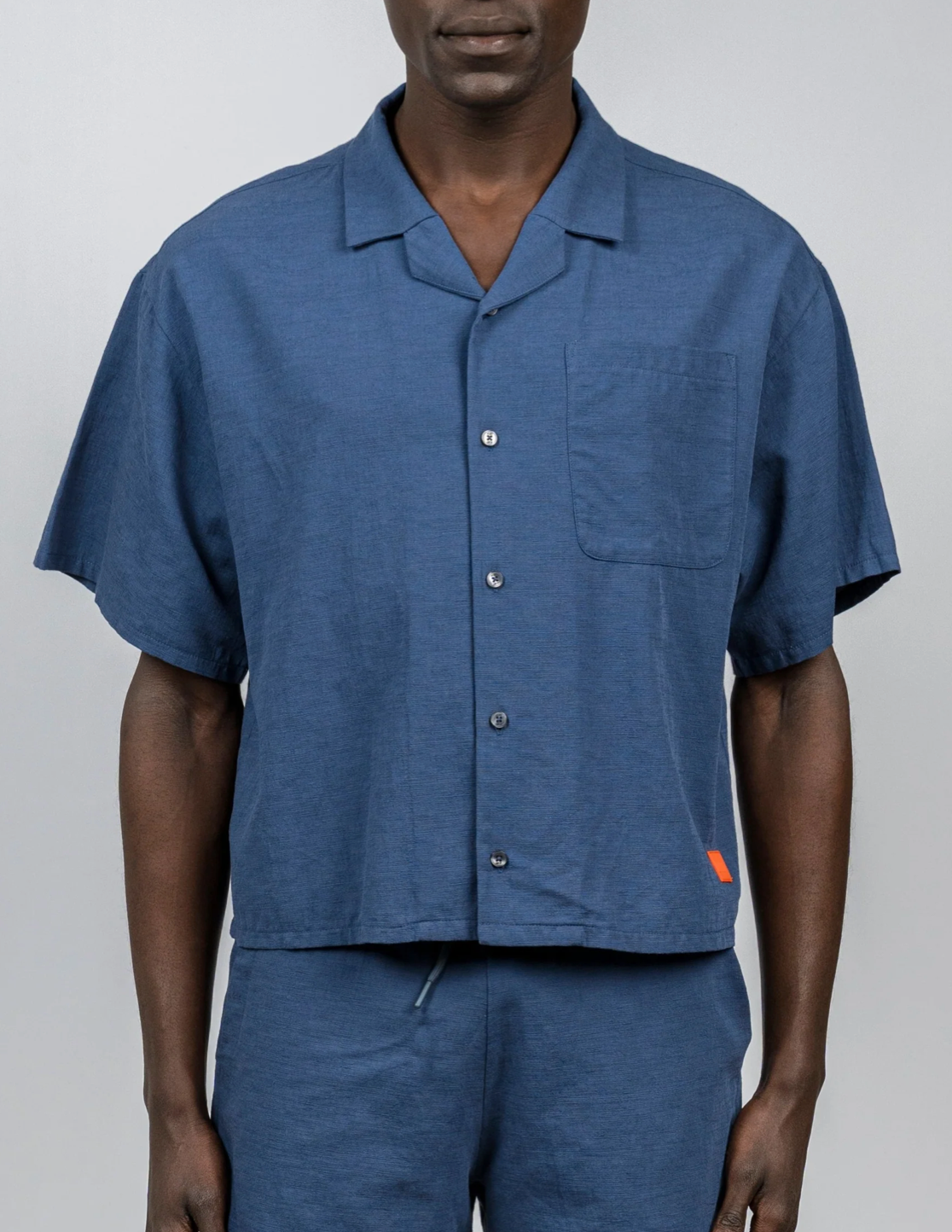 CAMISA FLOW BOXY INDIGO