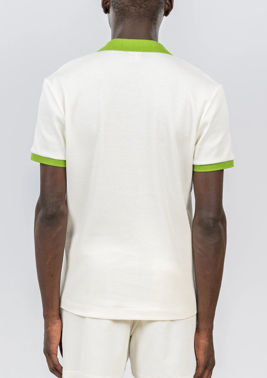 POLO BAY RETRO WAFFLE CREAM AND GREEN