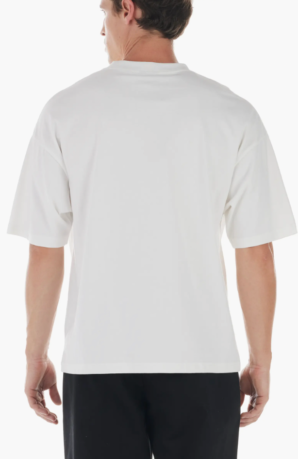 CHARLES T-SHIRT NATURAL - FRONT OF.