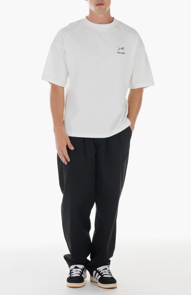 CHARLES T-SHIRT NATURAL - FRONT OF.