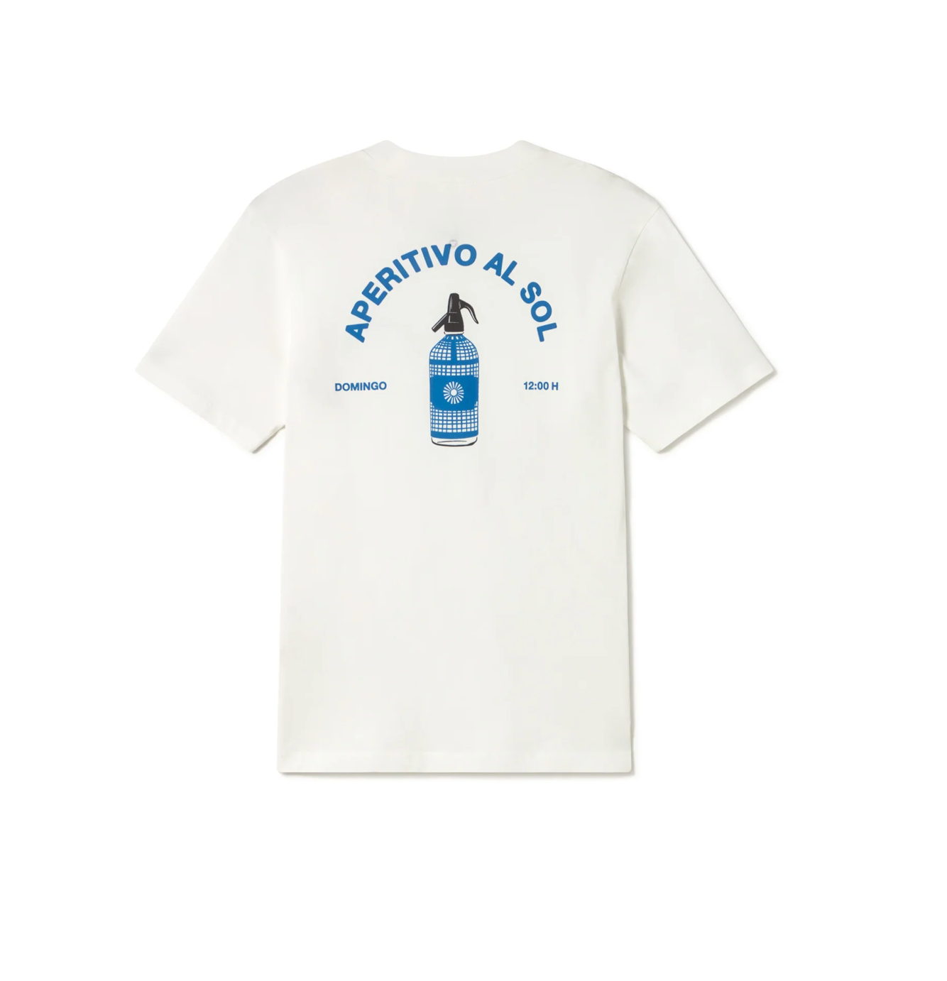 APERITIVO ZACH WHITE T-SHIRT - FRONT OF.
