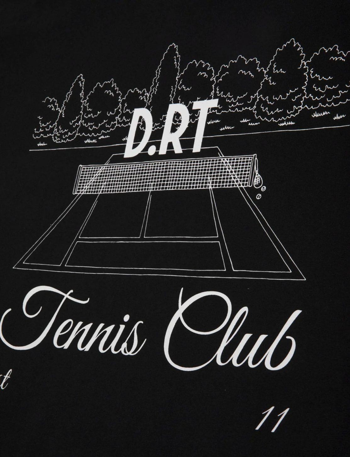 TENNIS CLUB T-SHIRT - FRONT OF.