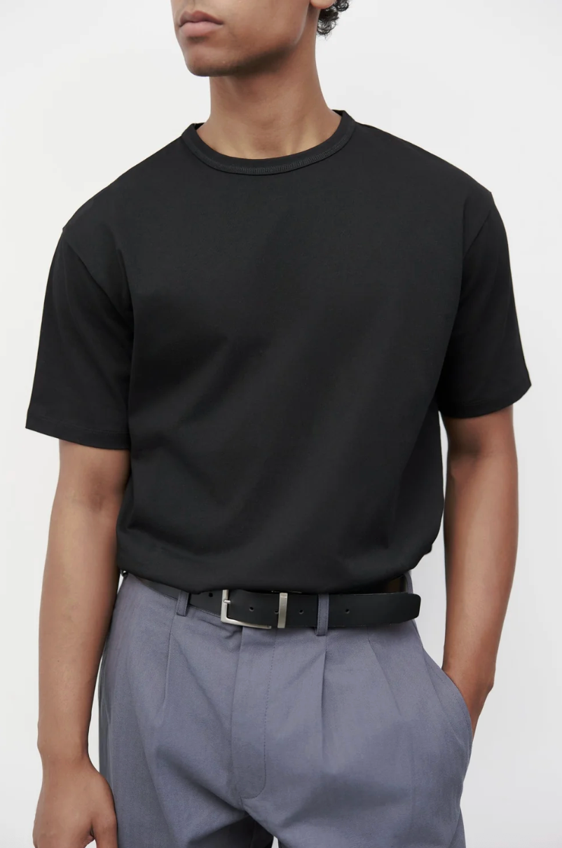 THE ELIAS TOP BLACK - FRONT OF