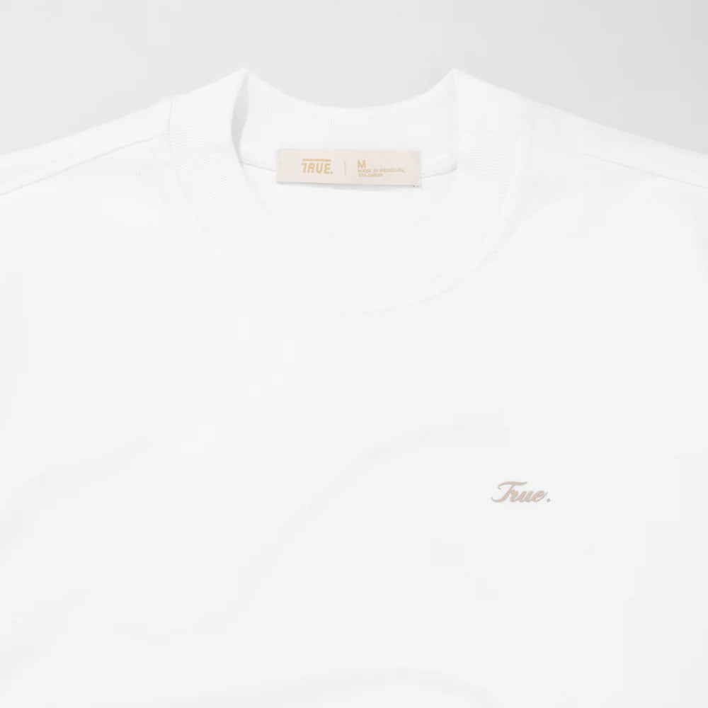 T-SHIRT SIGNATURE WHITE - FRONT OF
