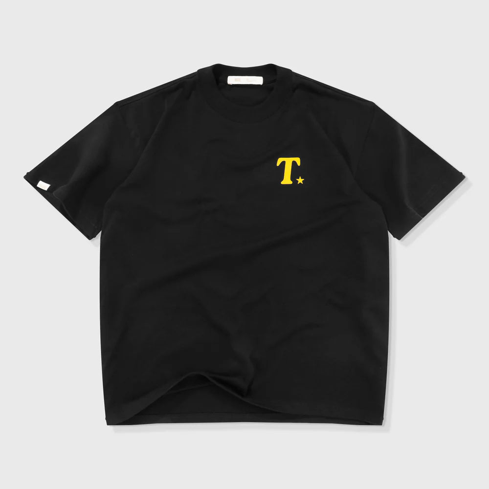 T-SHIRT THE JOURNEY OVERSIZED BLACK - FRONT OF