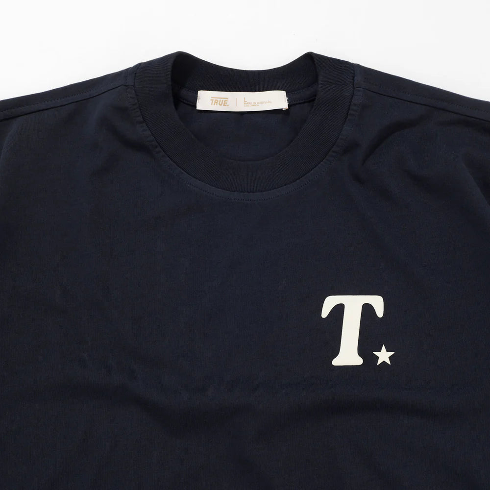 T-SHIRT THE JOURNEY OVERSIZED DARK BLUE