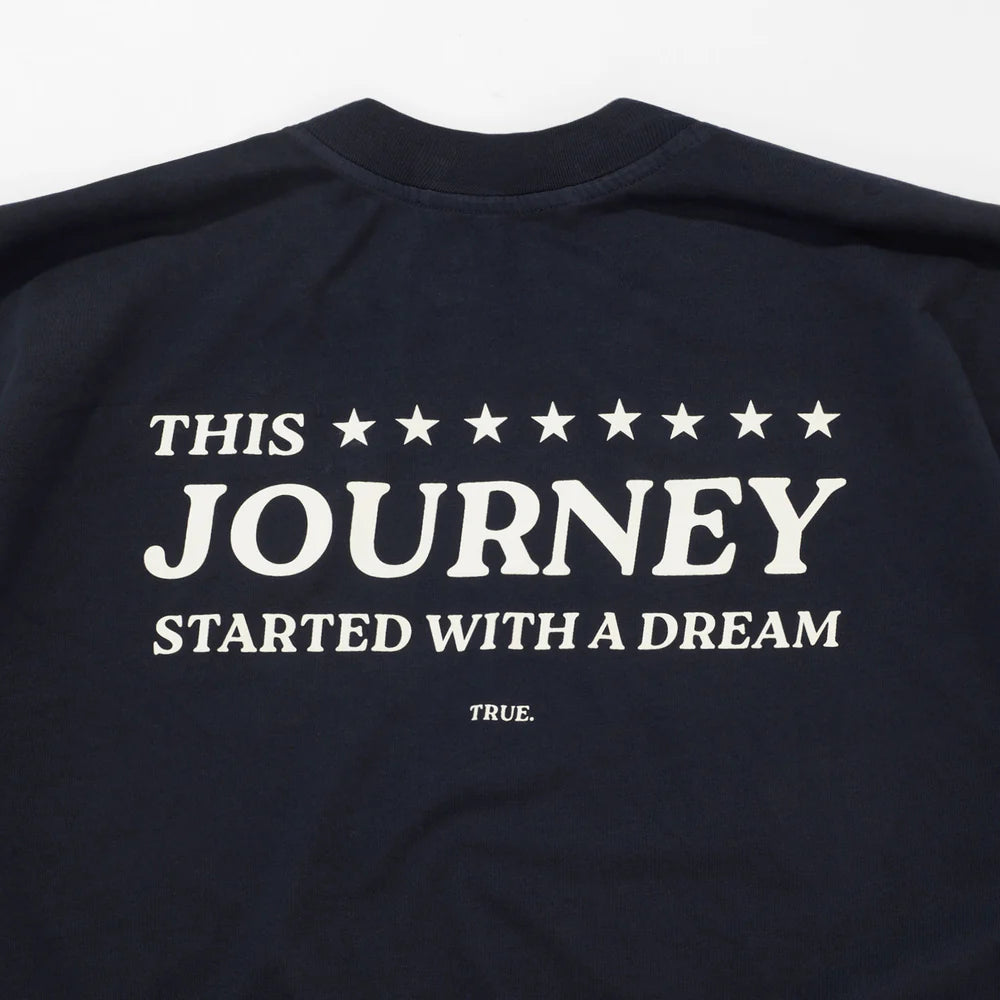 T-SHIRT THE JOURNEY OVERSIZED DARK BLUE