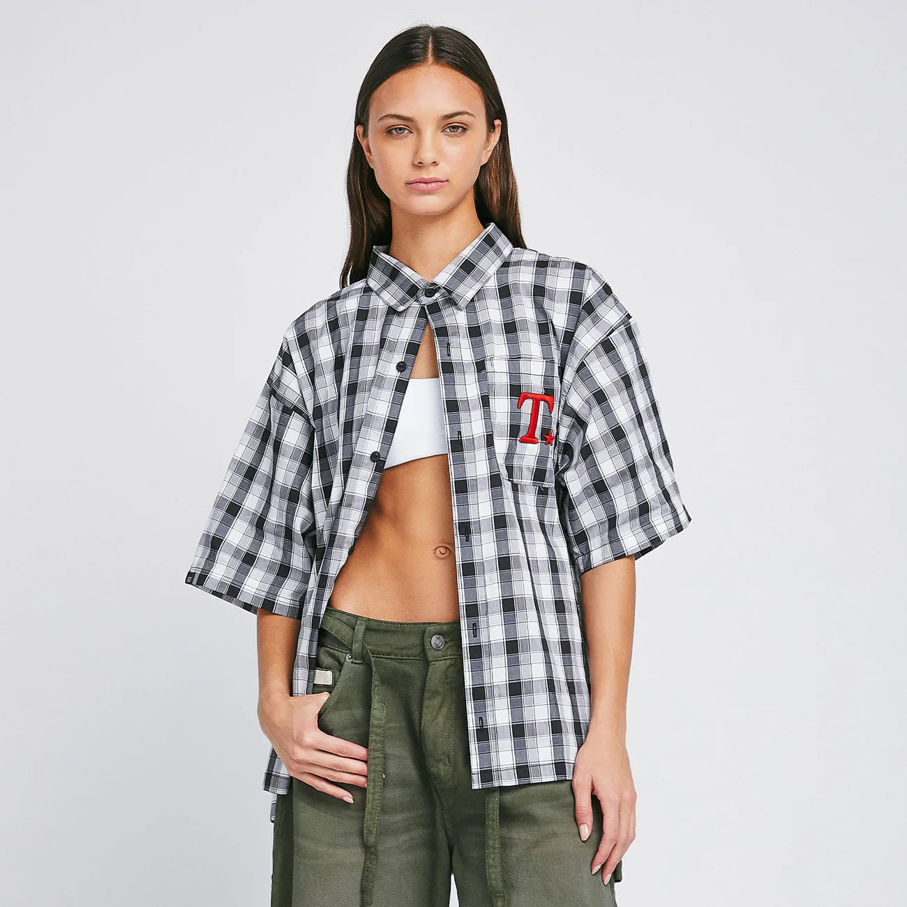 CAMISA THE JOURNEY PLAID SHIRT DARK GRAY