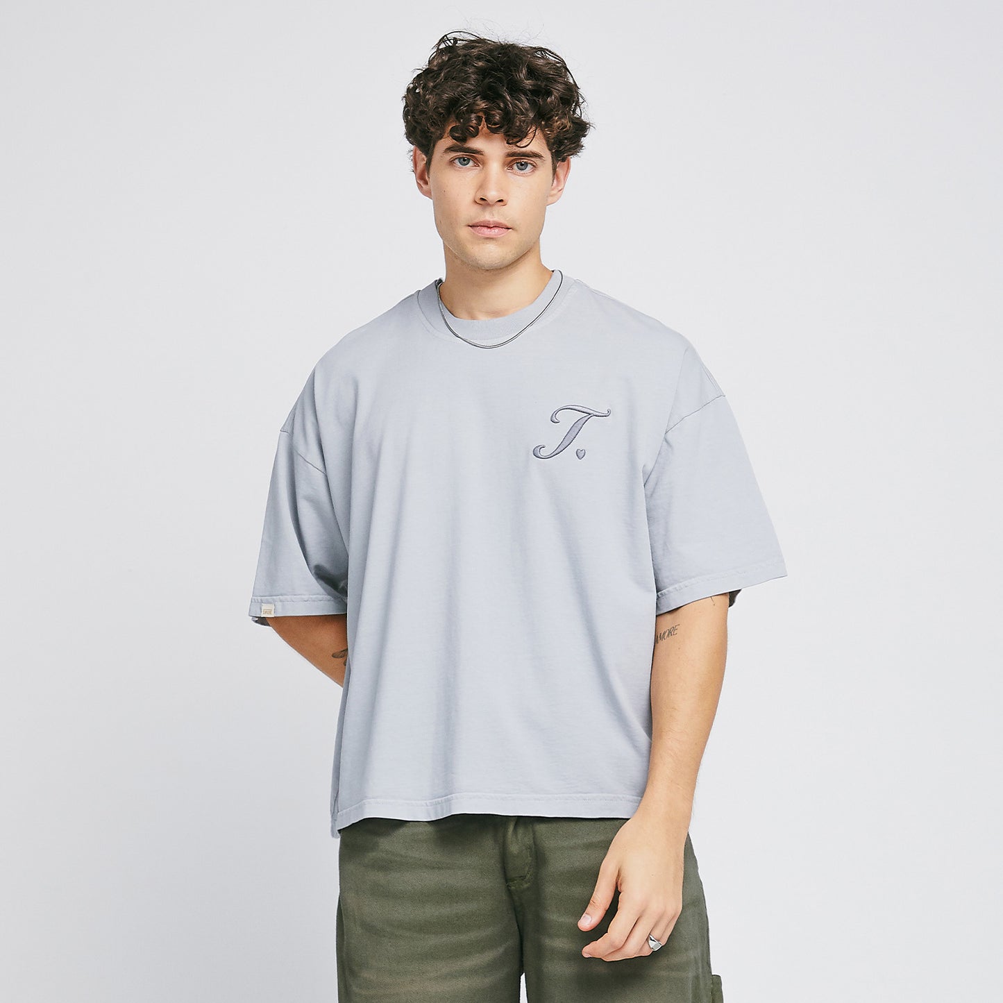 T-SHIRT TRUE WAY BOXY GREY