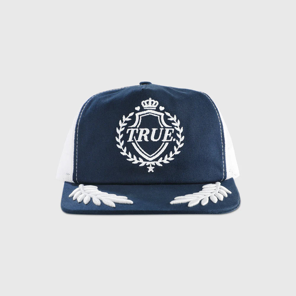 GORRA TRUE LOUNGE GOLFER NAVY BLUE - FRONT OF.