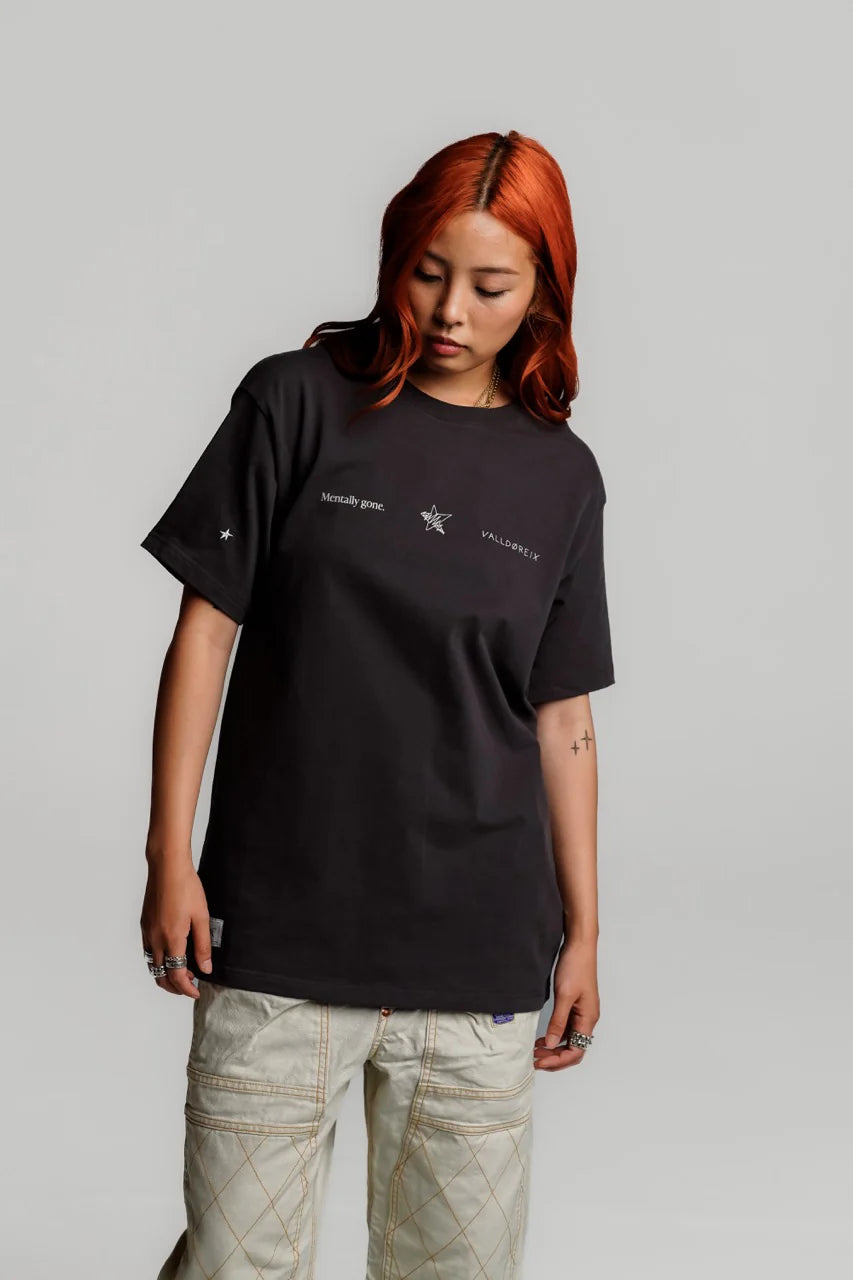 T-SHIRT MENTALLY GONE SHADOW GREY