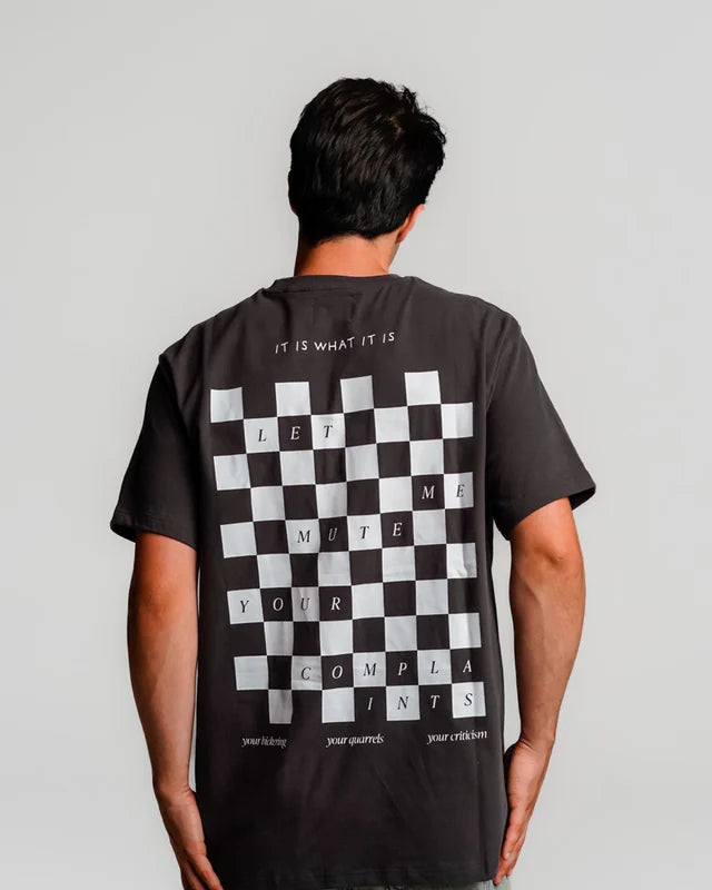 T-SHIRT LET ME MUTE YOUR COMPLAINTS GREY