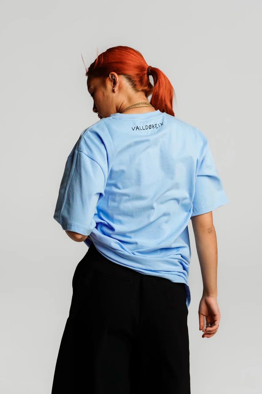 2000's SOCIETY T-SHIRT BABY BLUE - FRONT OF