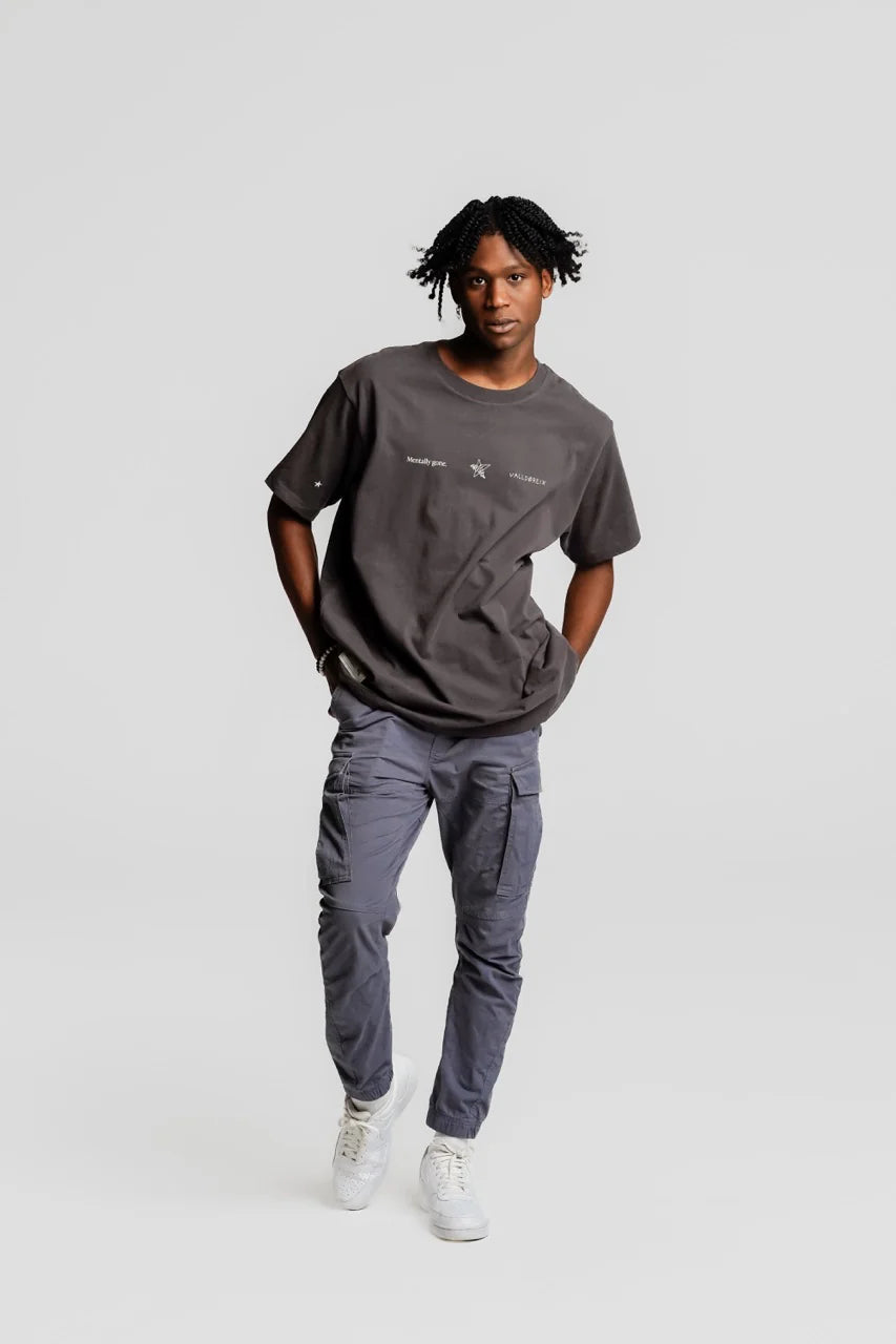 T-SHIRT MENTALLY GONE SHADOW GREY