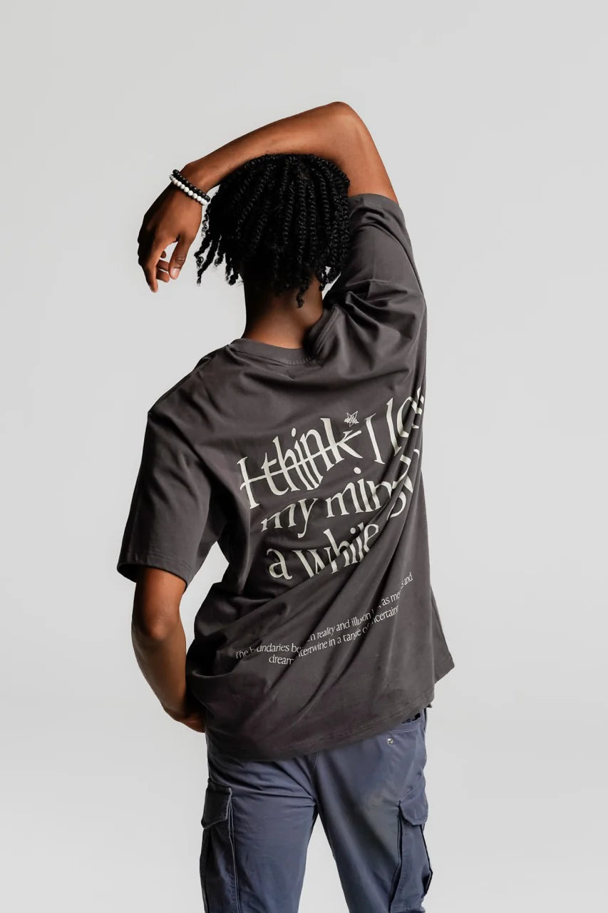 T-SHIRT MENTALLY GONE SHADOW GREY