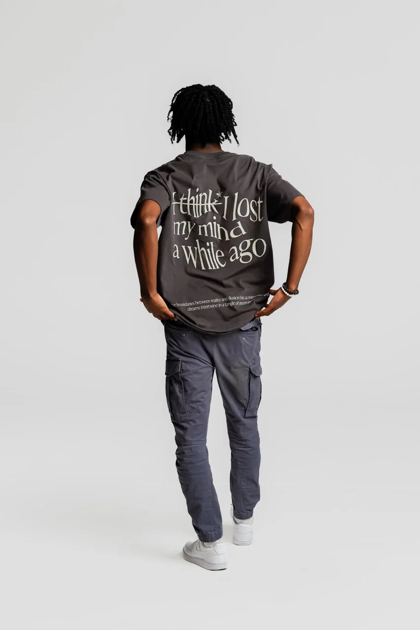 T-SHIRT MENTALLY GONE SHADOW GREY