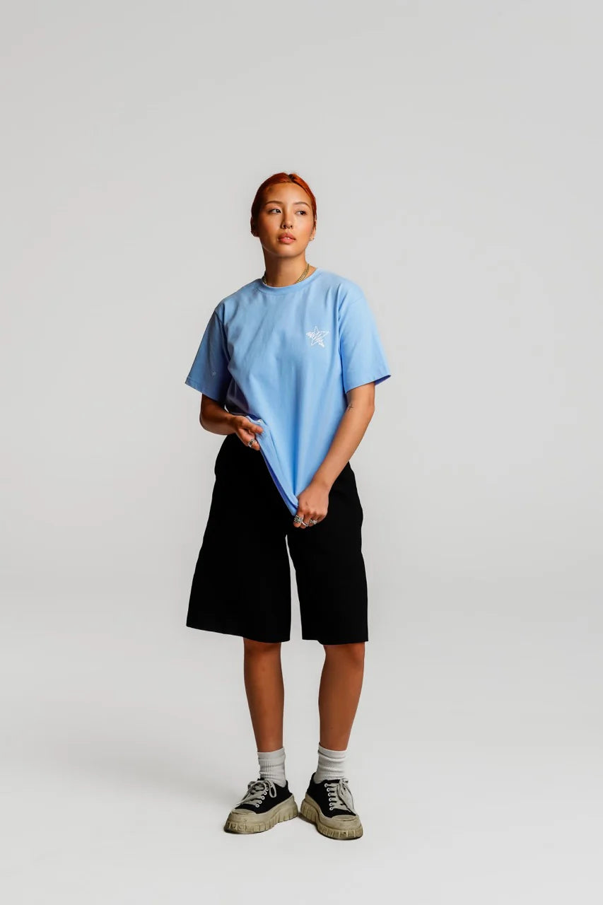 T-SHIRT LET ME MUTE YOUR COMPLAINTS BABY BLUE