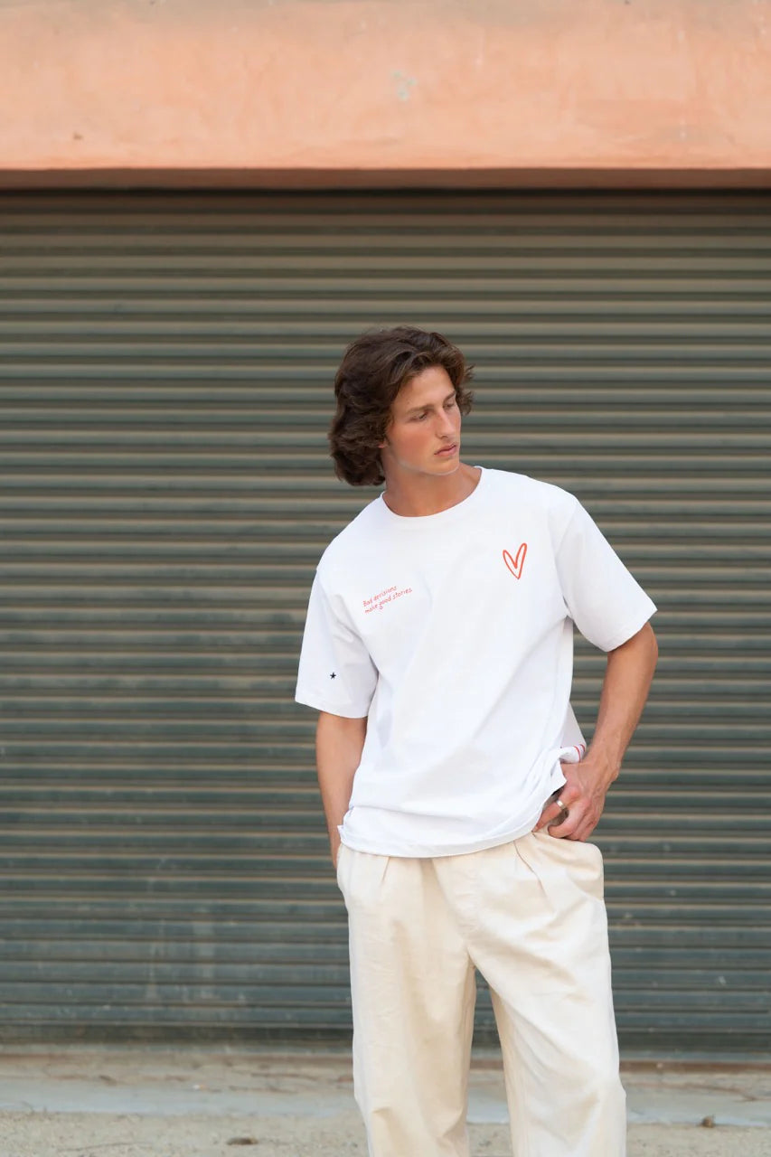 LOVE-FIFTEEN TSHIRT WHITE - FRONT OF