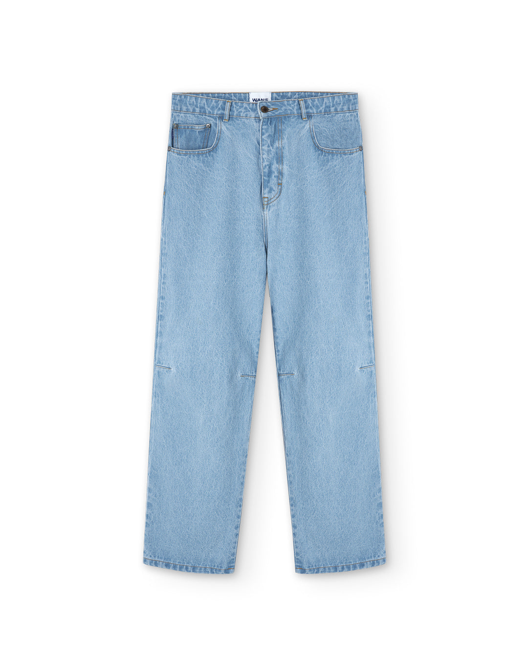 VENICE PLEAT JEANS - FRONT OF.