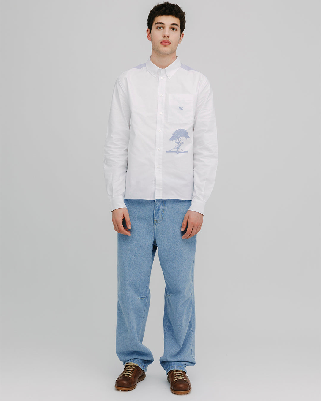 CAMISA BONSAI WHITE - FRONT OF.