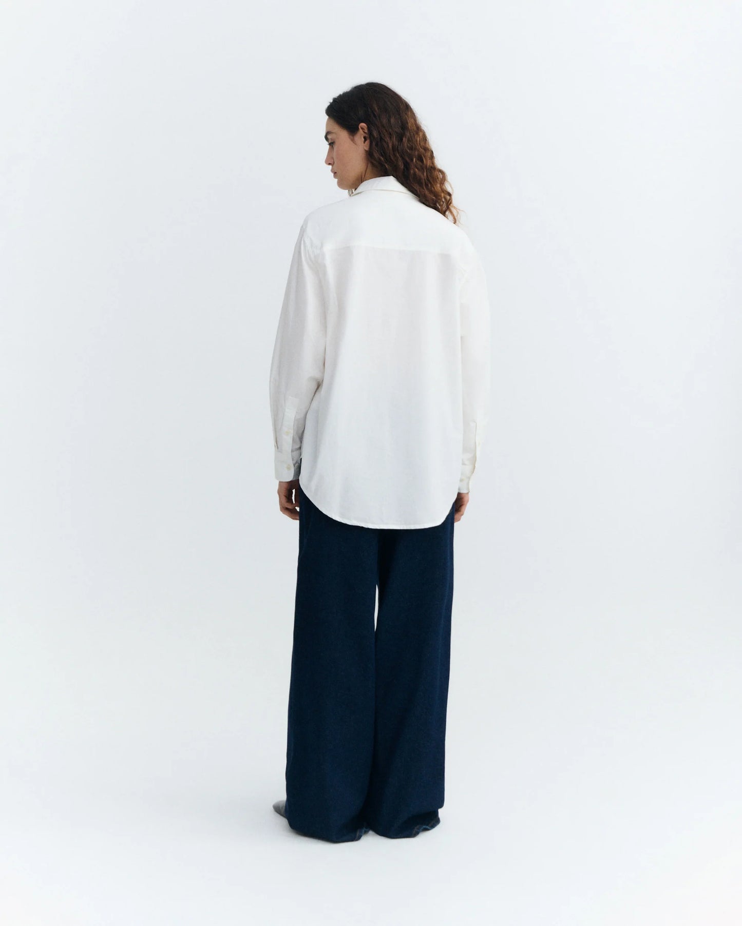 CAMISA OVERSIZE POPELIN CONCHA ODIE - FRONT OF