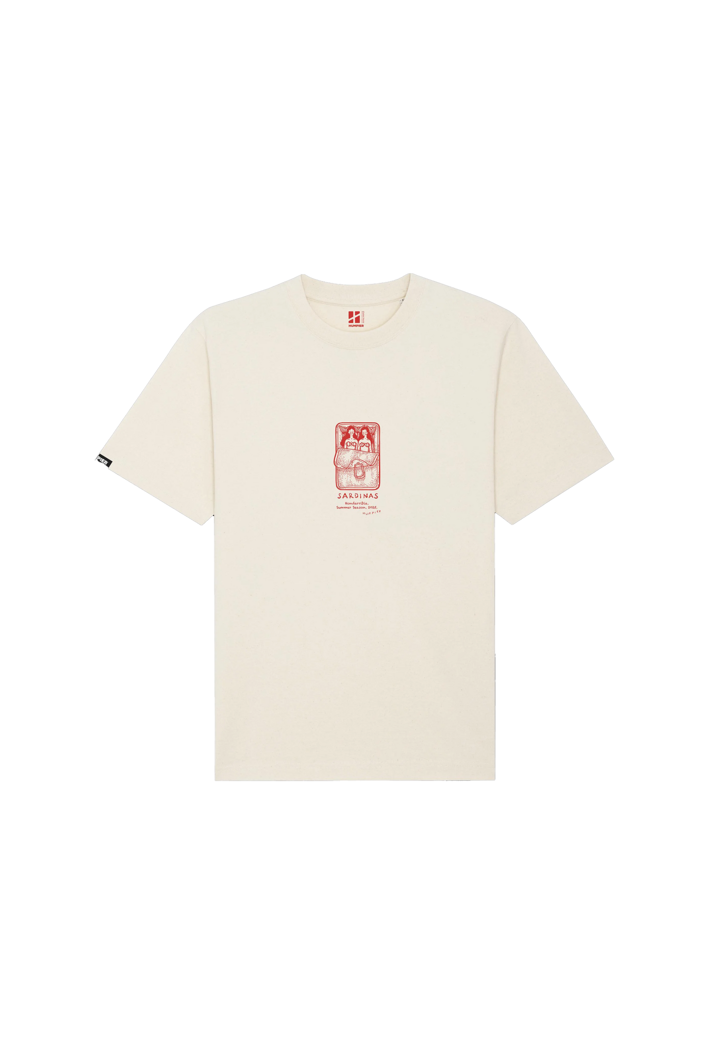 SARDINAS T-SHIRT CREAM - FRONT OF