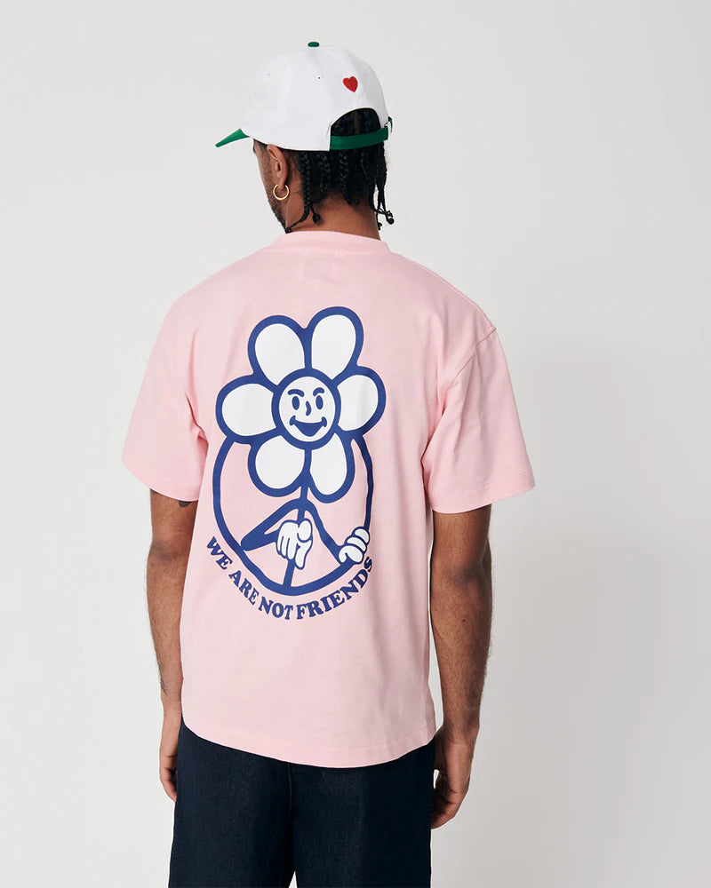 YOUNG DAISY T-SHIRT PINK - FRONT OF