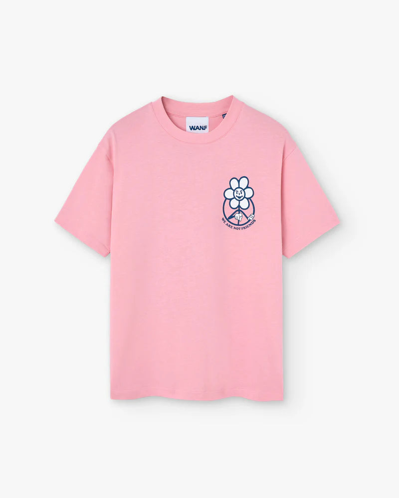 YOUNG DAISY T-SHIRT PINK - FRONT OF