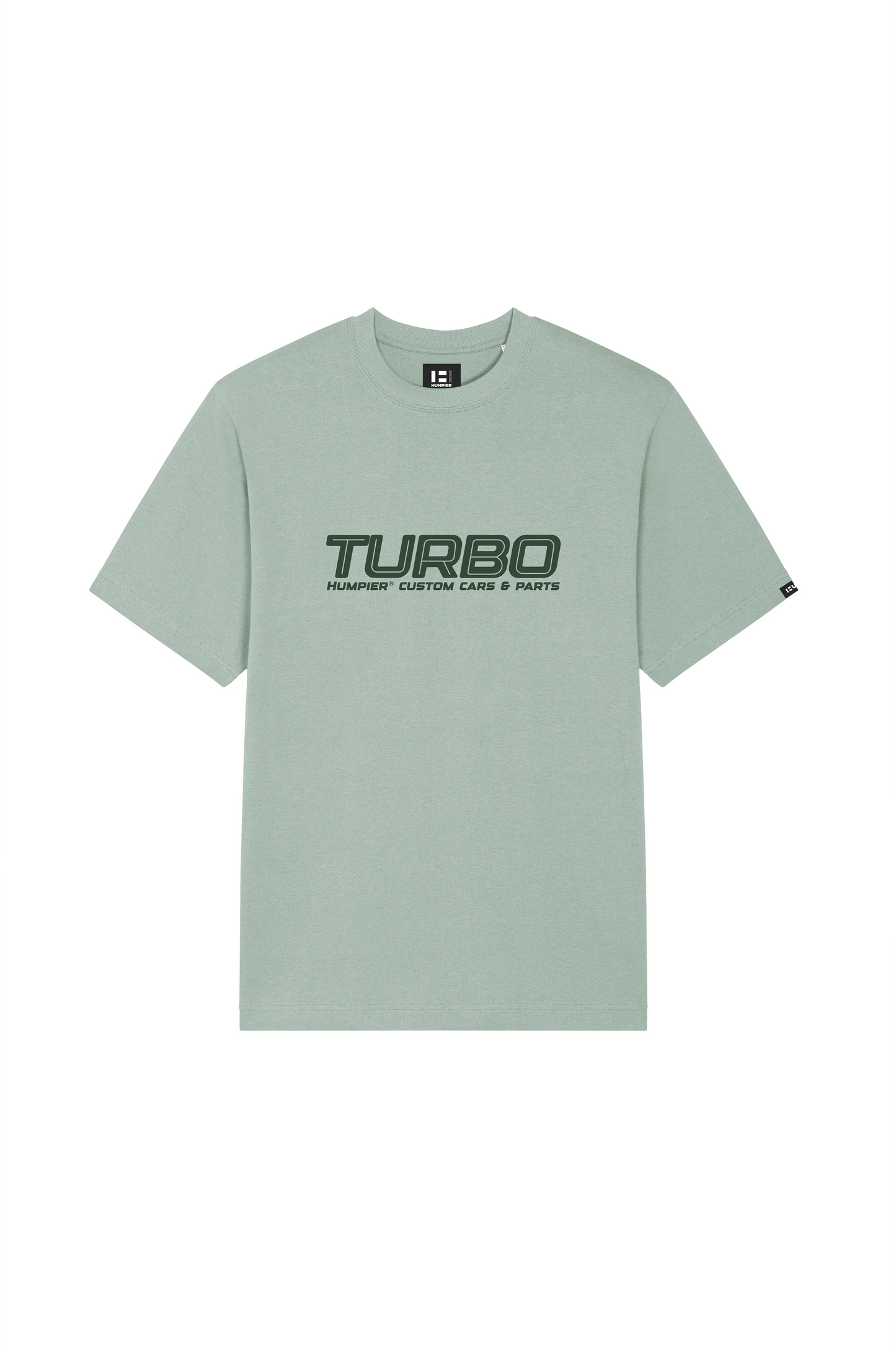 911 TURBO T-SHIRT MINT - FRONT OF