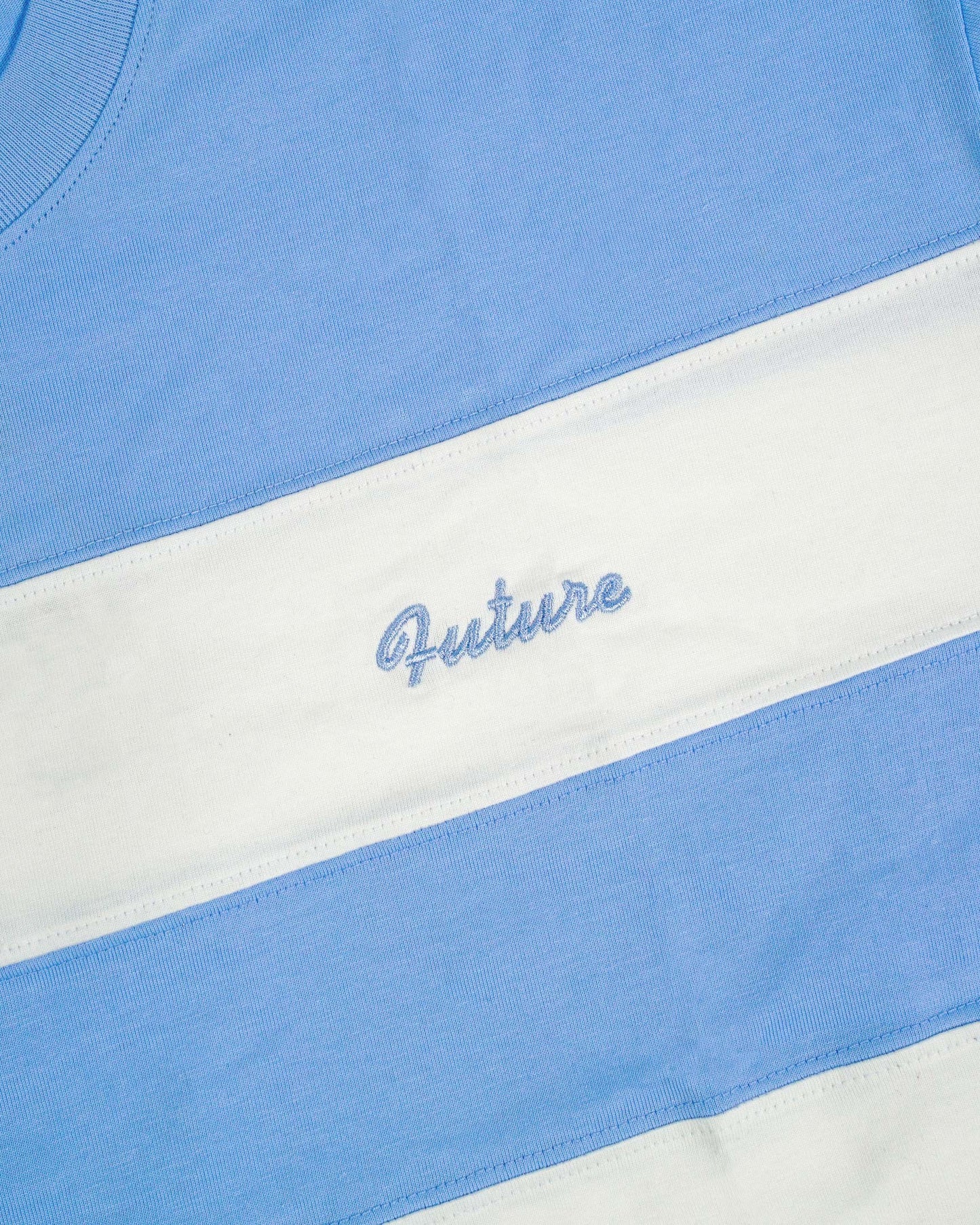 T-SHIRT FUTURE BOXY CROP BLUE