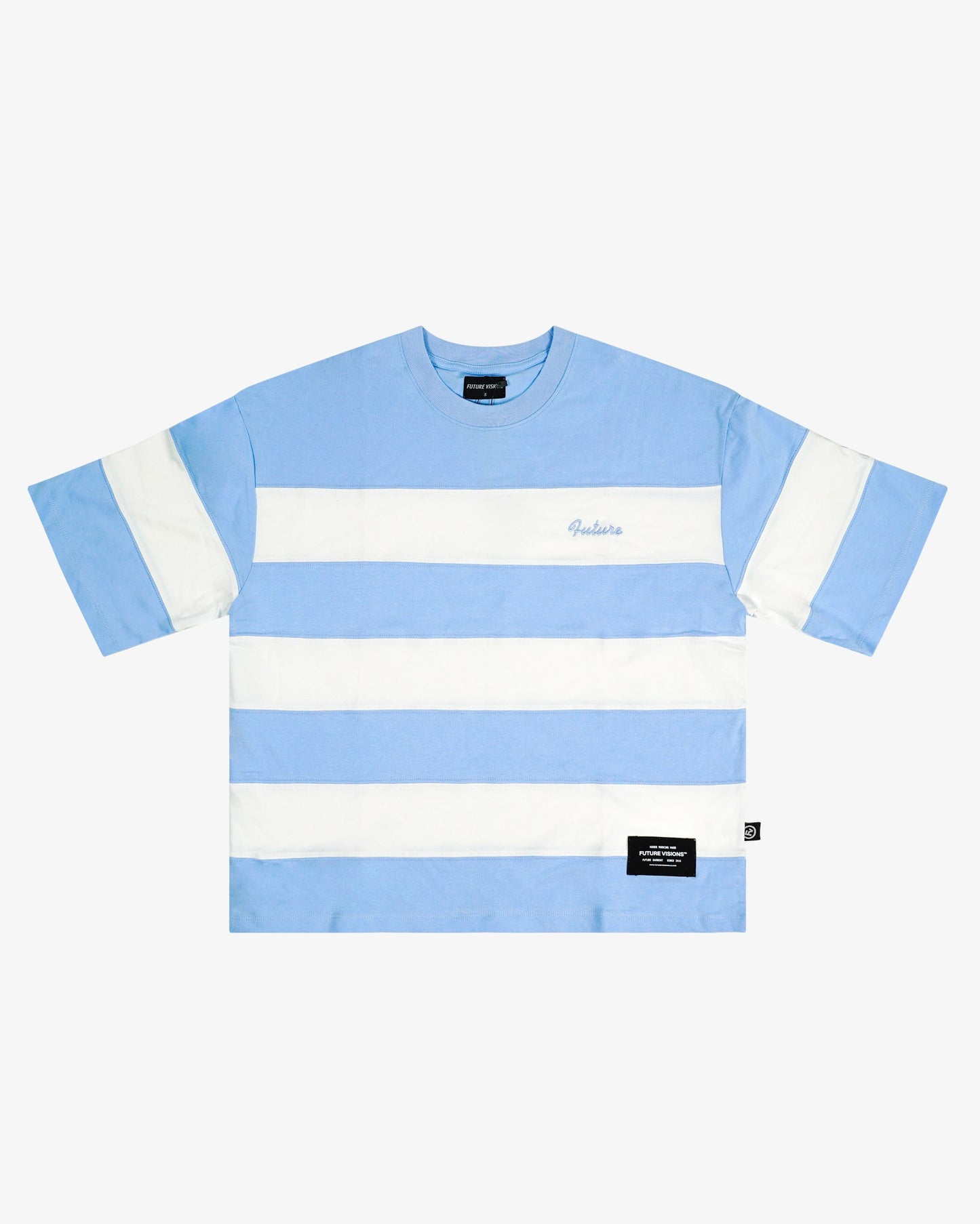 T-SHIRT FUTURE BOXY CROP BLUE