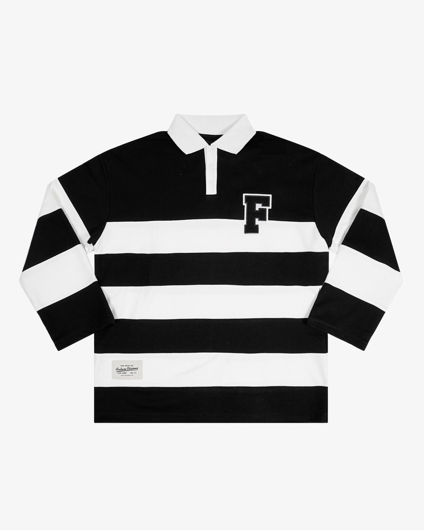 T-SHIRT RUGBY LONGSLEEVE BLACK