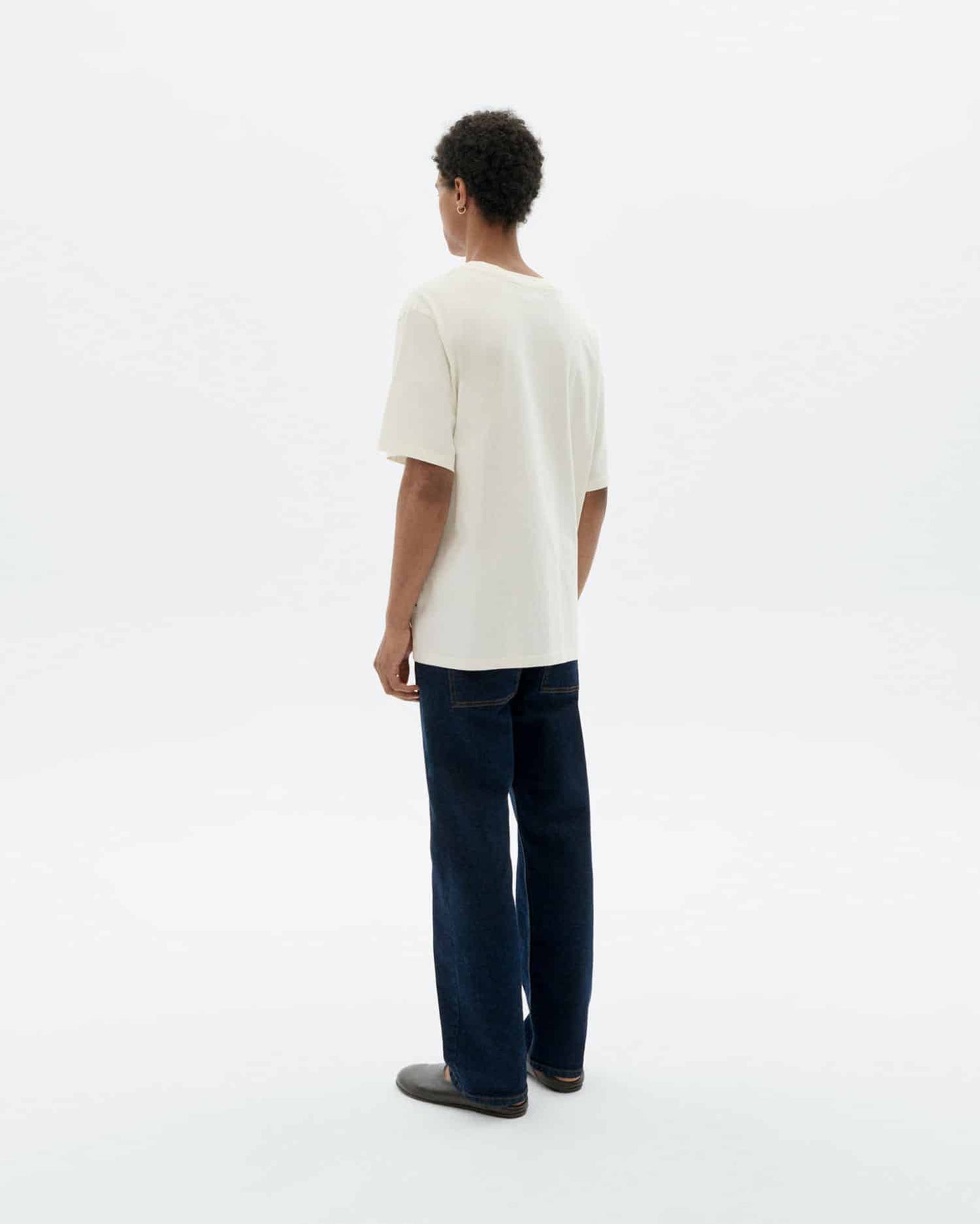 T-SHIRT LOOSE BLANCA ERIC - FRONT OF