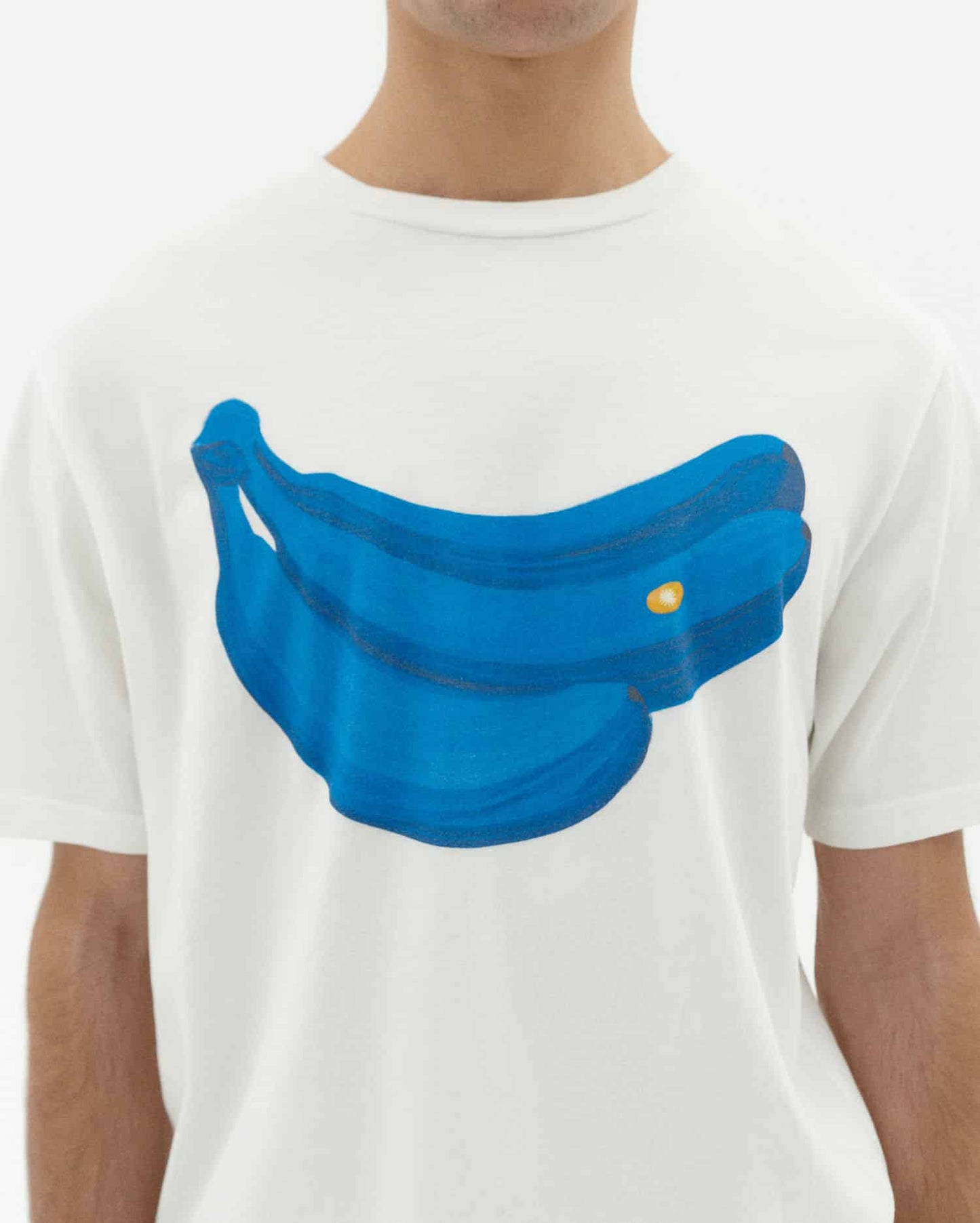 BANANAS ZACH WHITE T-SHIRT - FRONT OF.