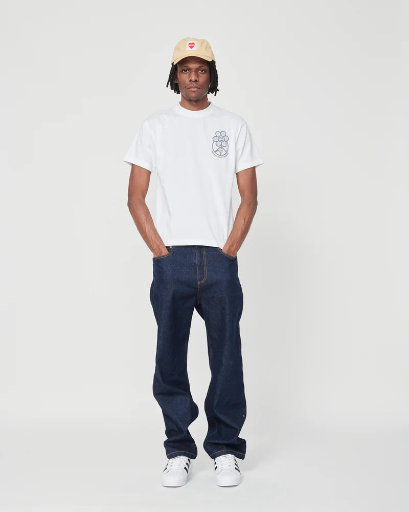 SNOW DAISY WANF WHITE T-SHIRT - FRONT OF