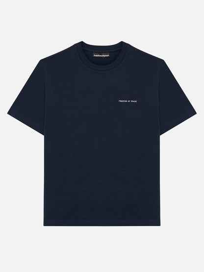 LOGO S/S T-SHIRT NAVY - FRONT OF