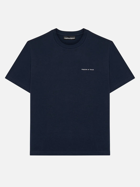 LOGO S/S T-SHIRT NAVY - FRONT OF