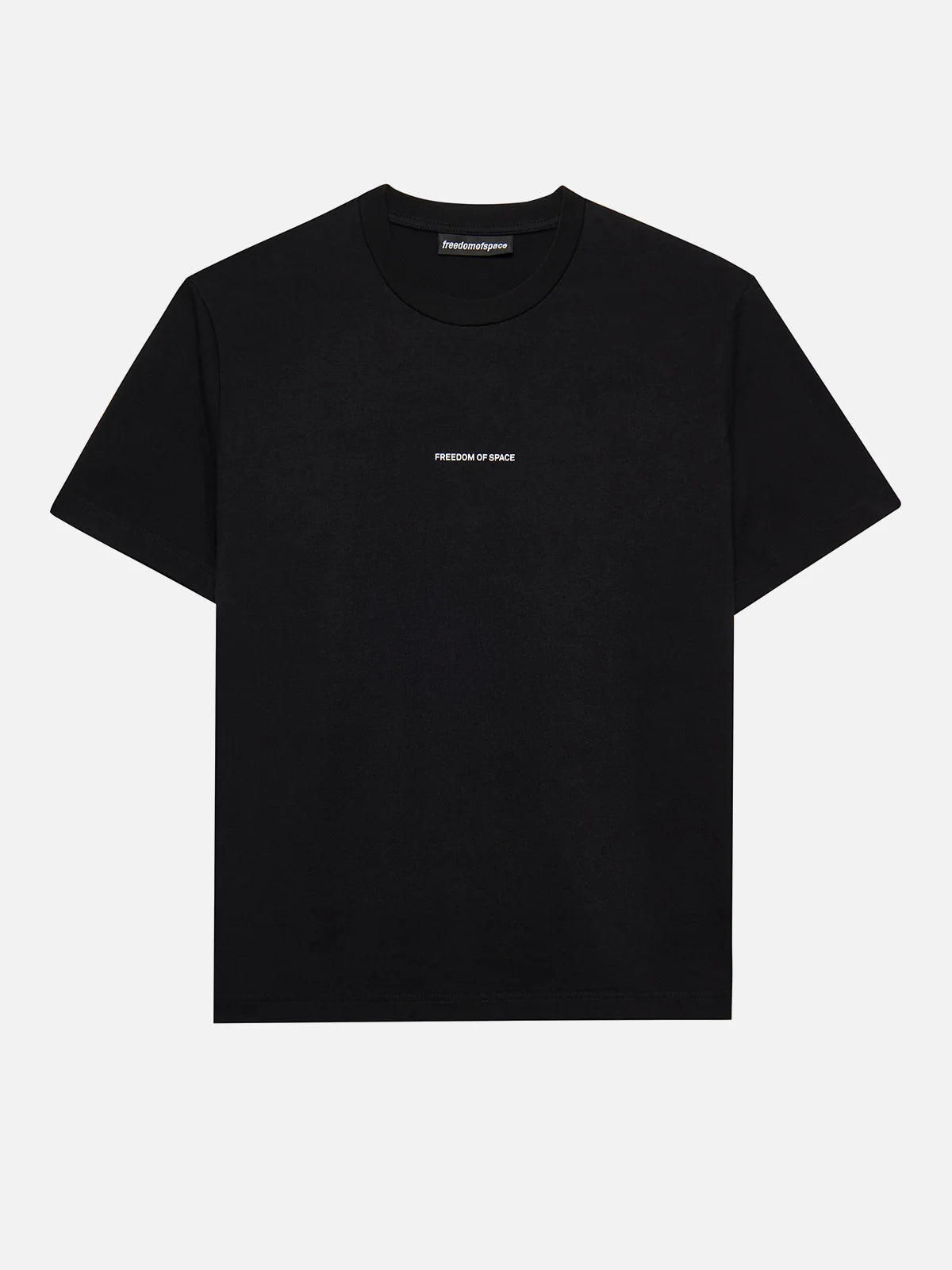 APPLE T-SHIRT BLACK - FRONT OF