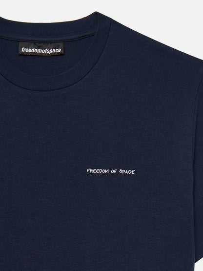 LOGO S/S T-SHIRT NAVY - FRONT OF