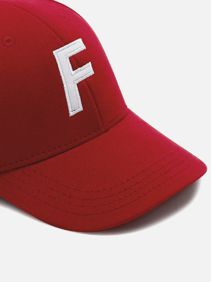 F LOGO CAP RED - FRONT OF