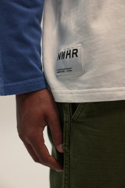 CAMISETA LARGA BLUE - FRONT OF